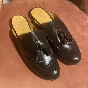 Franco Sarto tassel mules